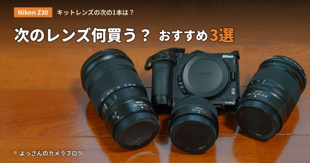 Z30】次のレンズ何買う？おすすめレンズ3選！！ | よっさんのカメラブログ